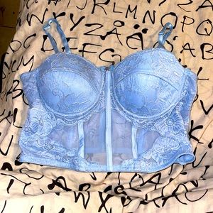A sky blue crop top not used and brand new